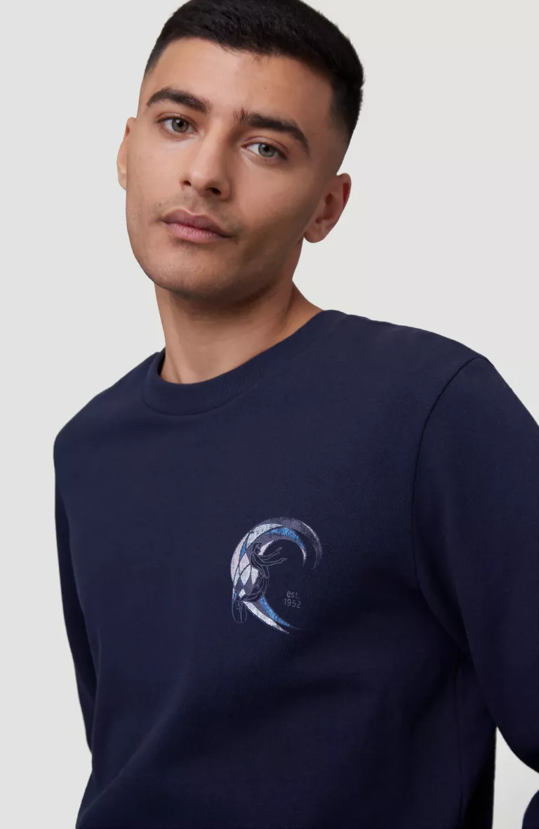 Pánska mikina bez kapucne