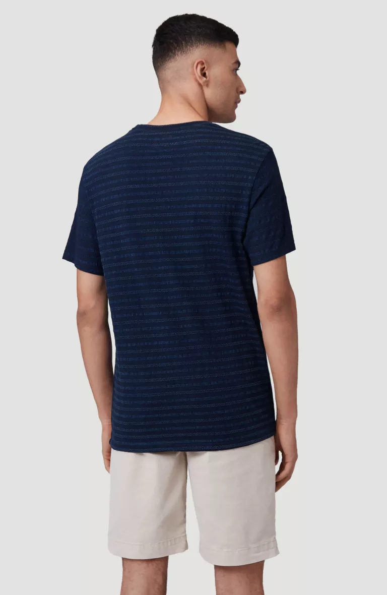 LM INDIGO JACK STRIPE T-SHIRT