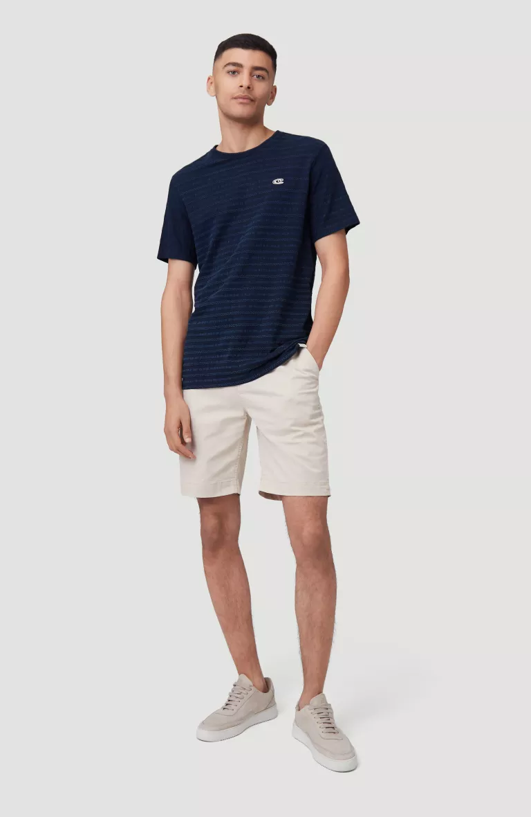 LM INDIGO JACK STRIPE T-SHIRT