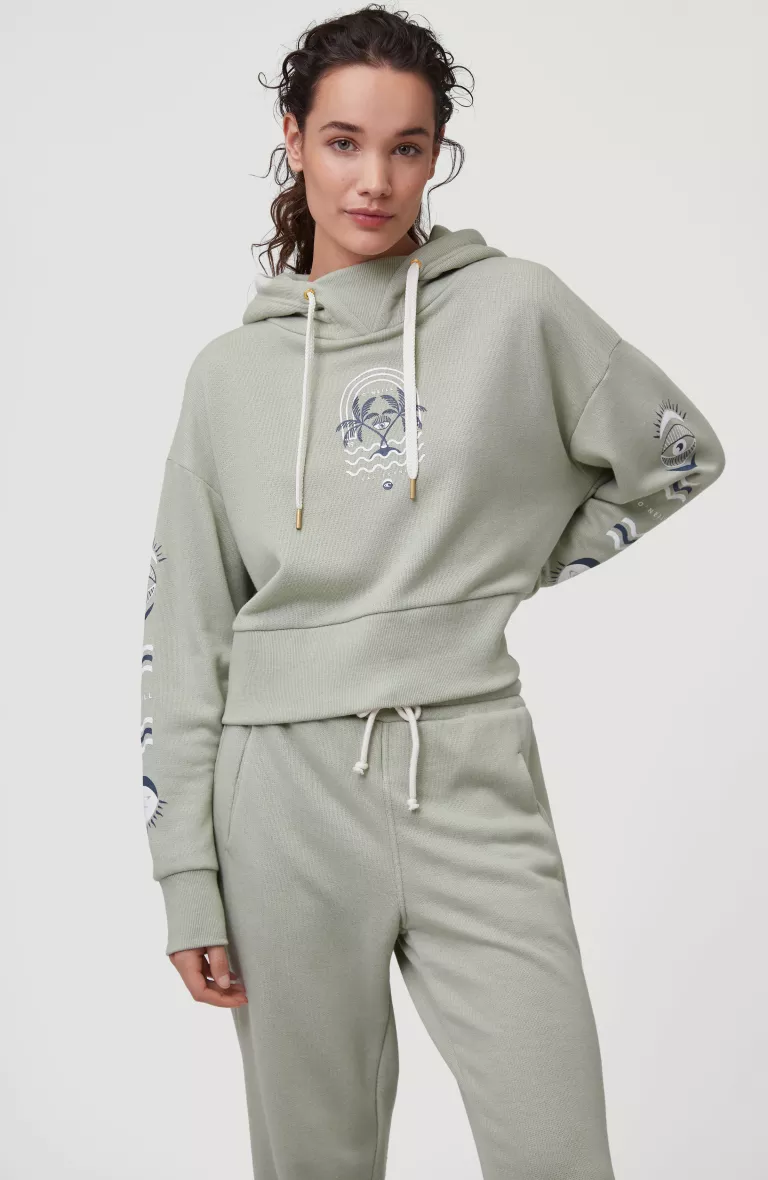 Dámska mikina crop-top