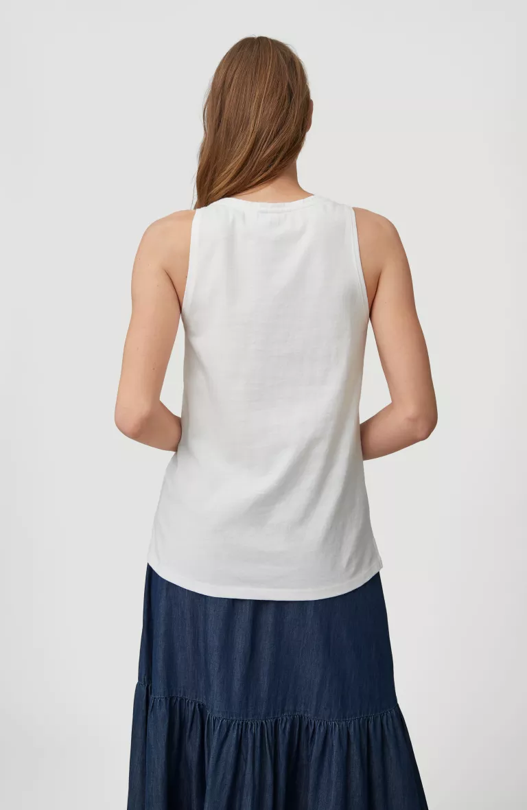 Dámske tielko s vyšívaným logom