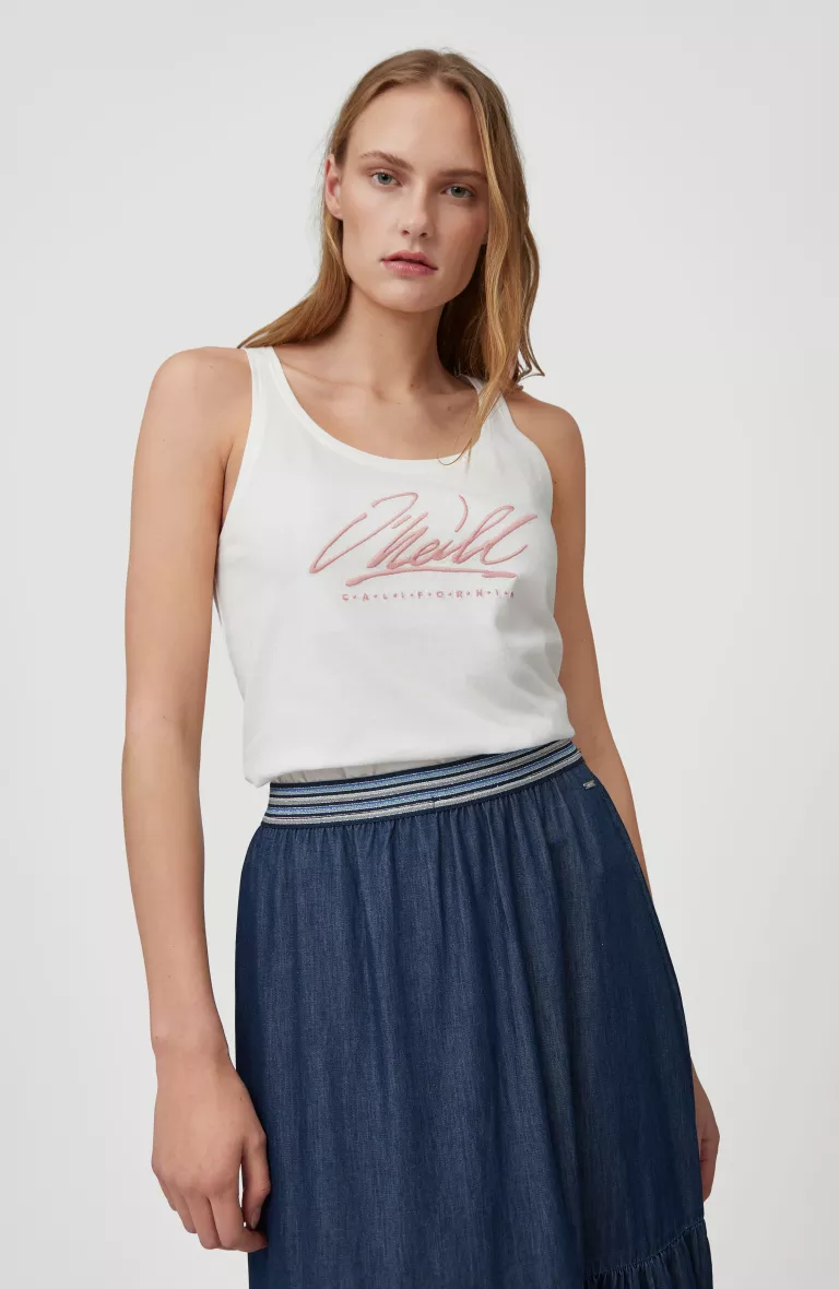 Dámske tielko s vyšívaným logom