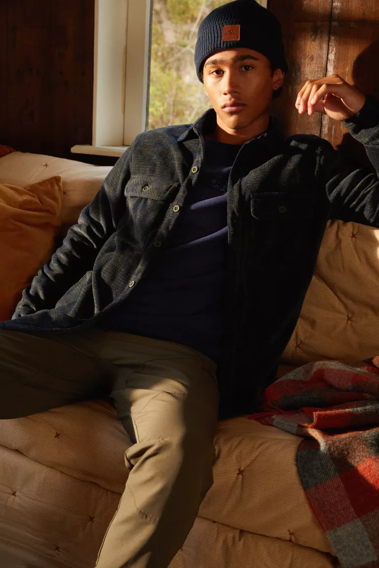 Pánska mikina bez kapucne