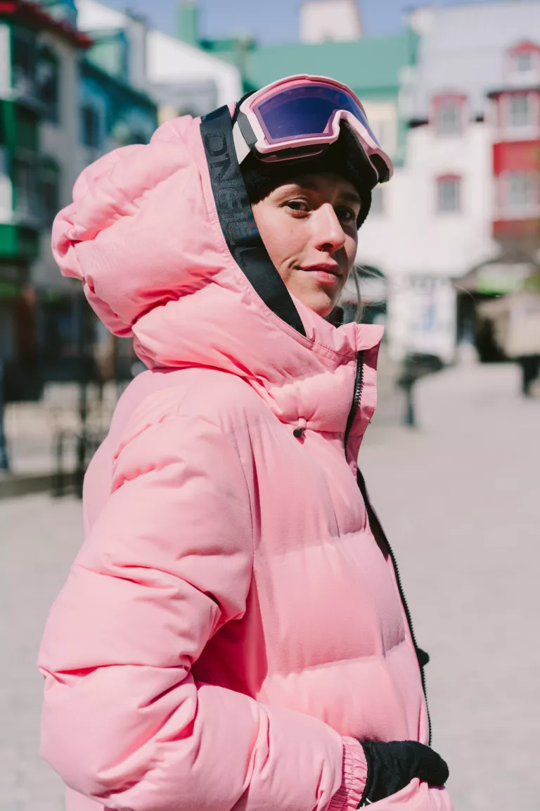 Dámska zimná bunda puffer    