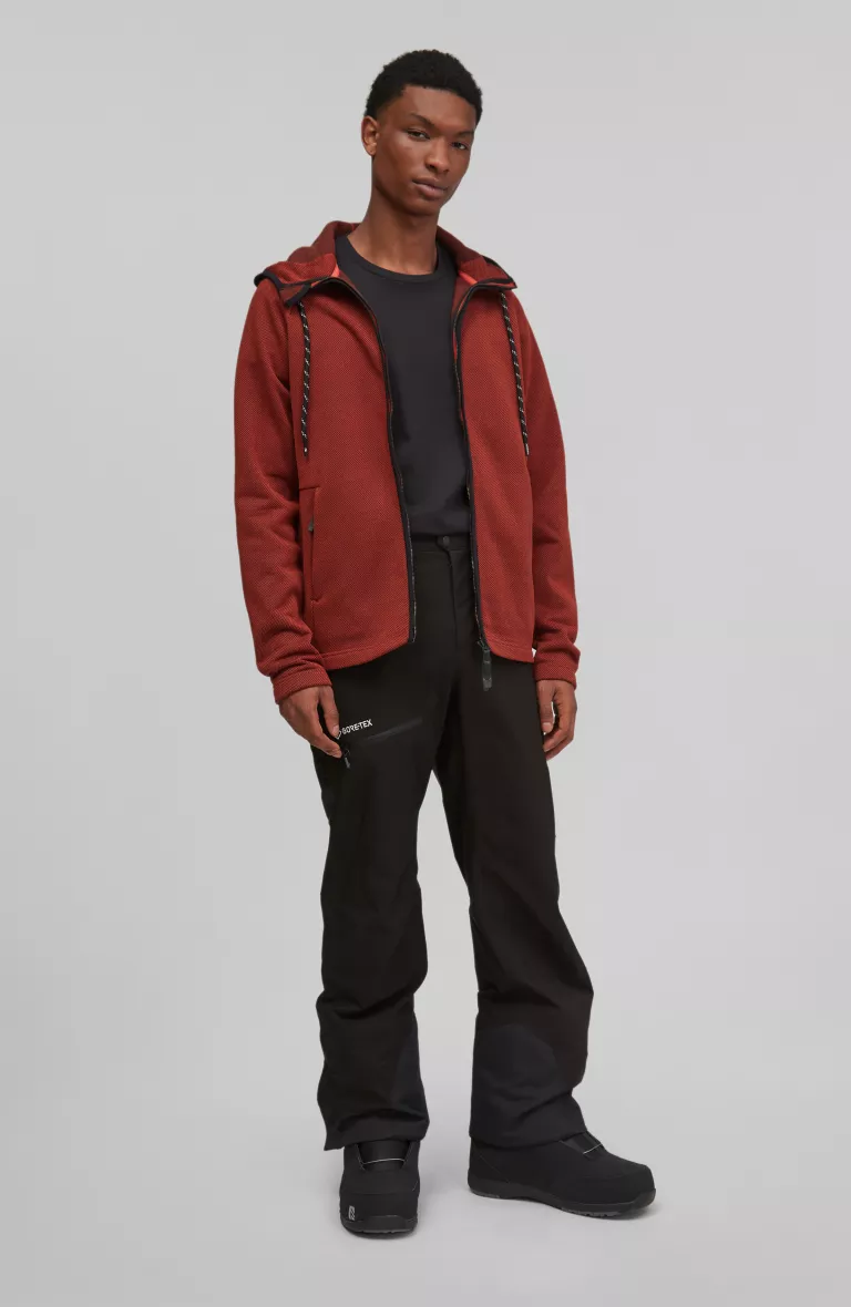 Pánska fleecová mikina s kapucňou