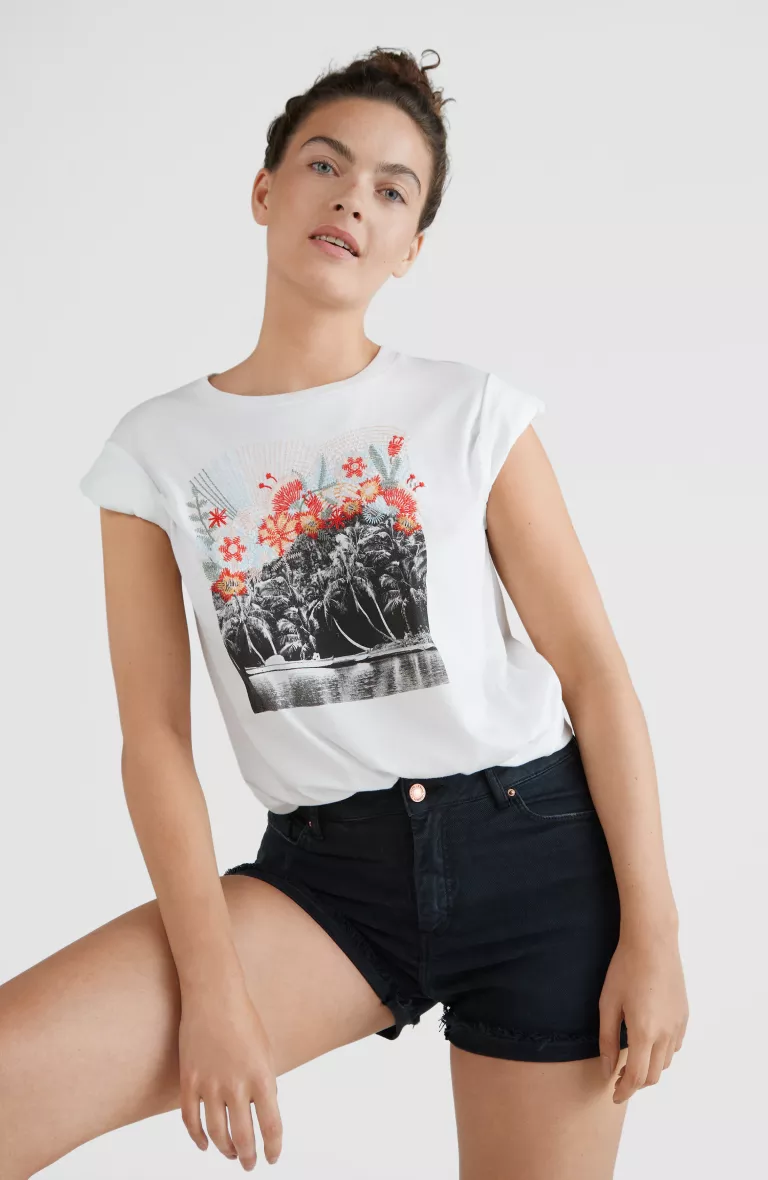 Dámske tričko s vyšívaným logom