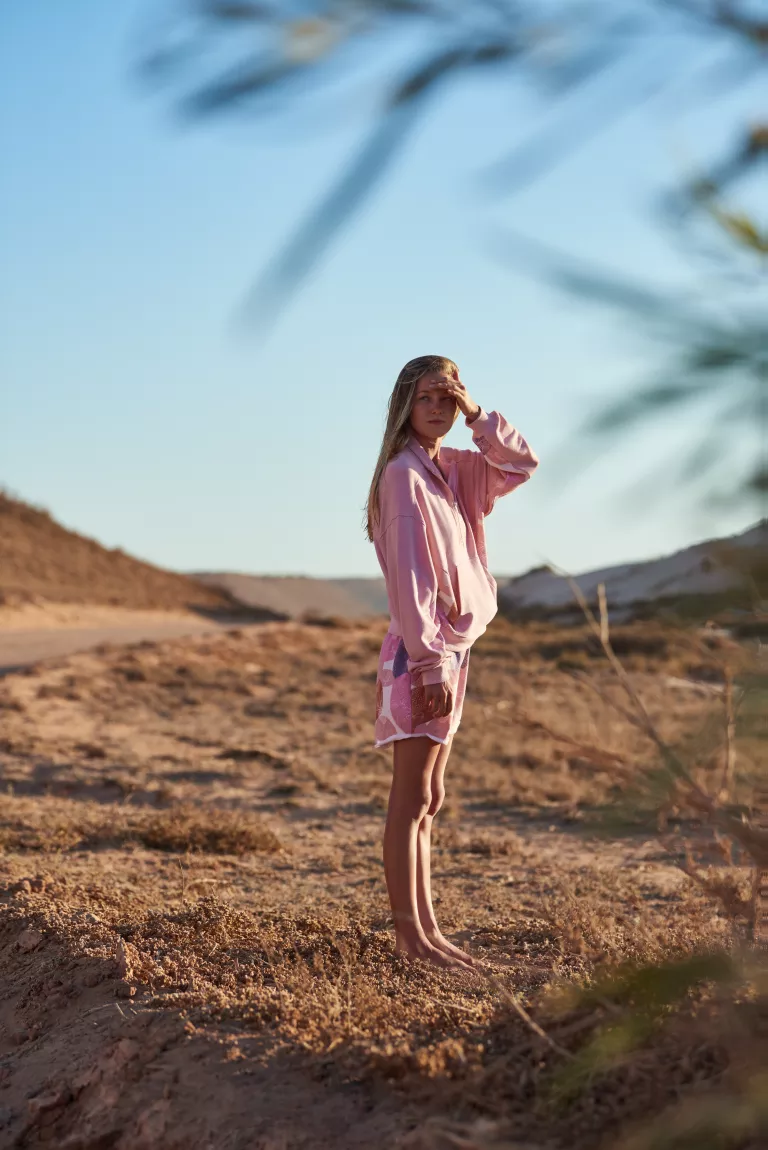 Dámska mikina half ZIP CREW