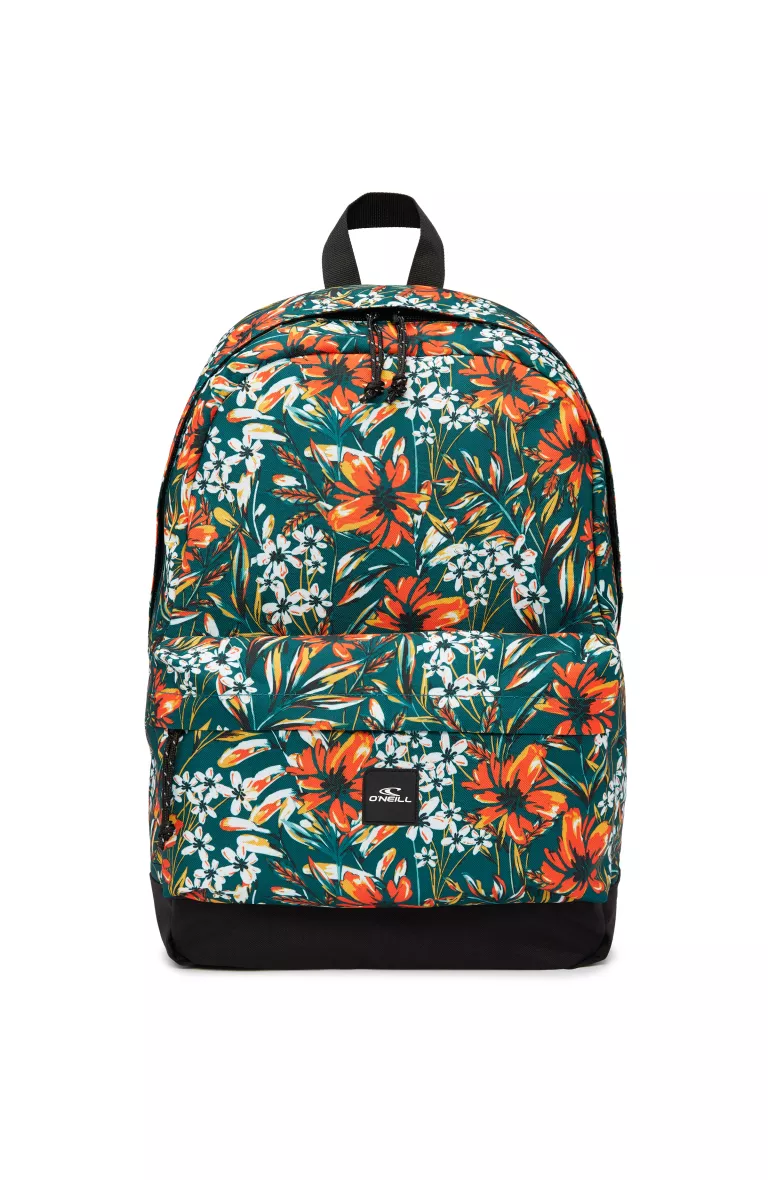 Dievčenský ruksak s kvetinovou potlačou