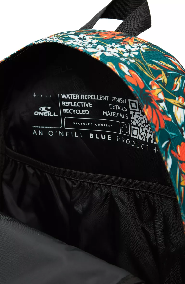 Dievčenský ruksak s kvetinovou potlačou