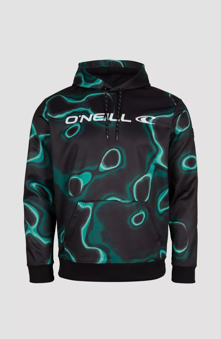 RUTILE PRINTED HOODED FLEECE