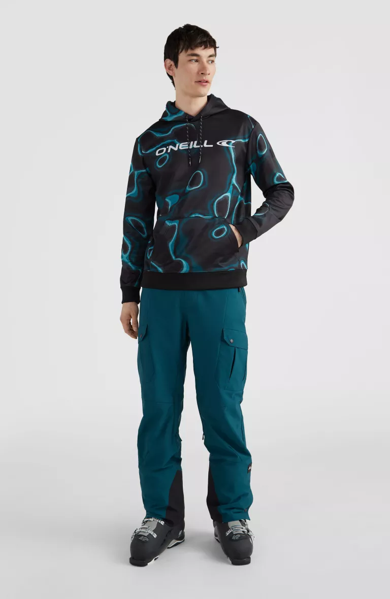 RUTILE PRINTED HOODED FLEECE