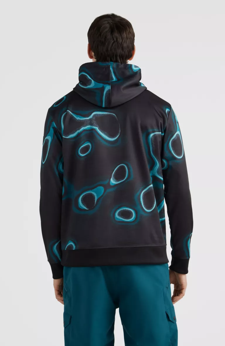 RUTILE PRINTED HOODED FLEECE