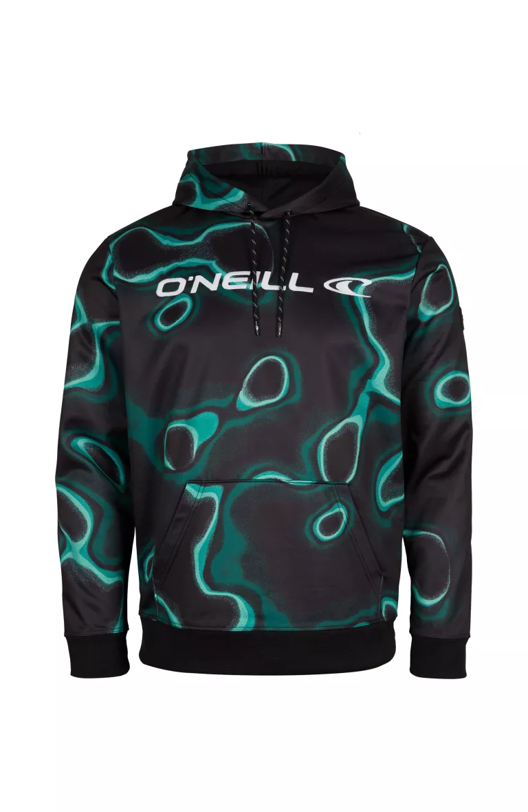 RUTILE PRINTED HOODED FLEECE