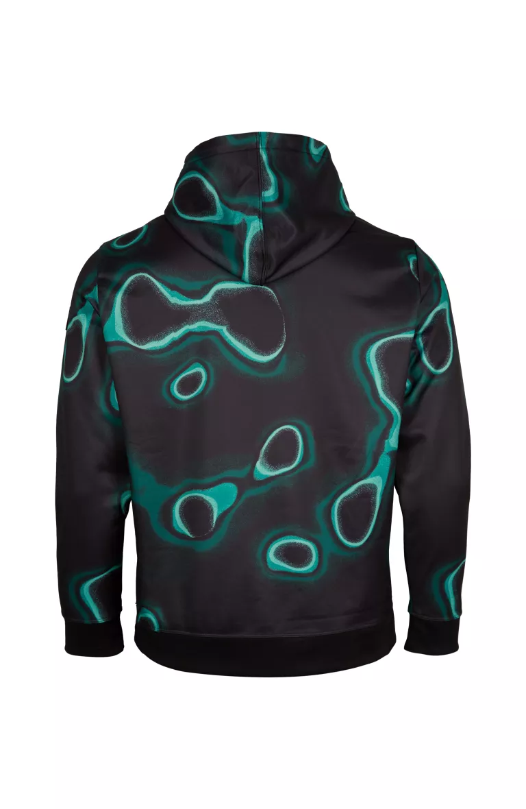 RUTILE PRINTED HOODED FLEECE