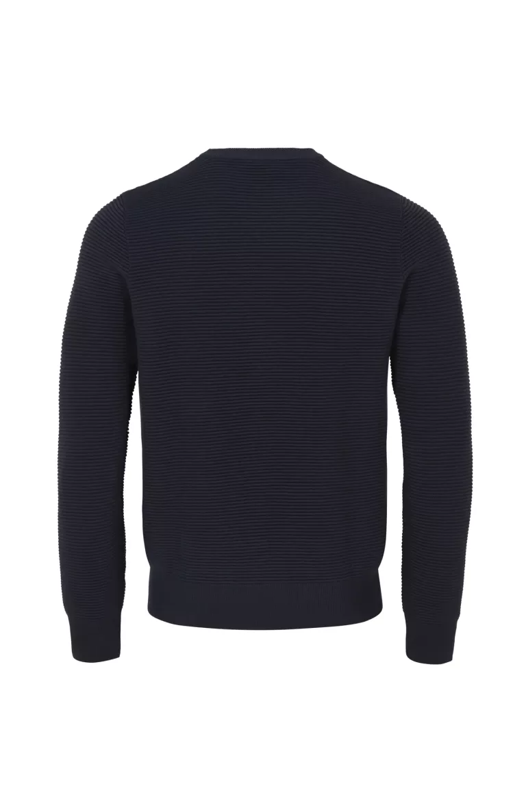 Pánsky rebrovaný pulover