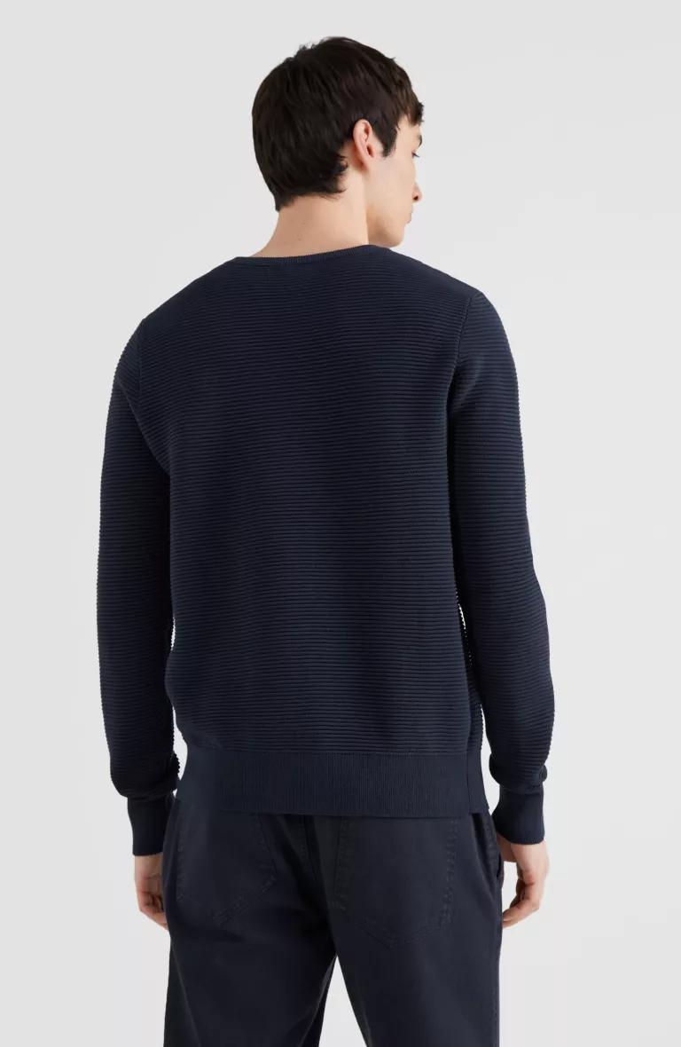 Pánsky rebrovaný pulover