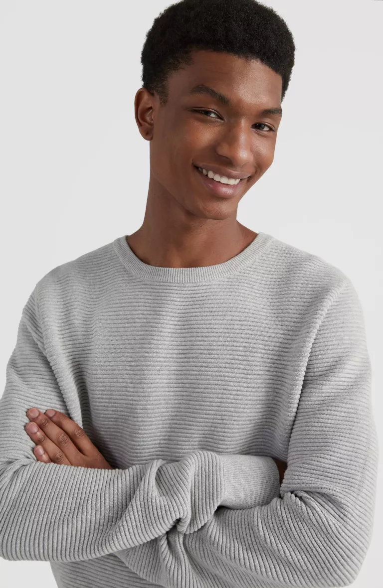 Pánsky rebrovaný pulover