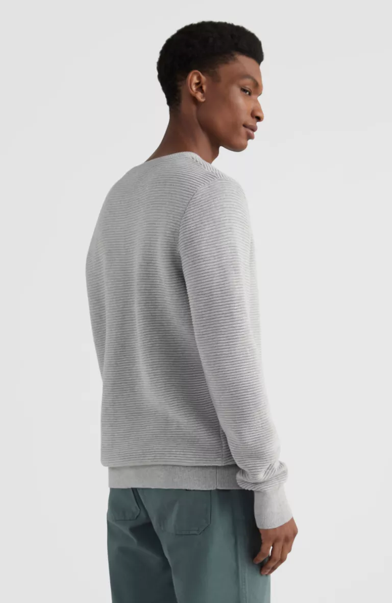 Pánsky rebrovaný pulover