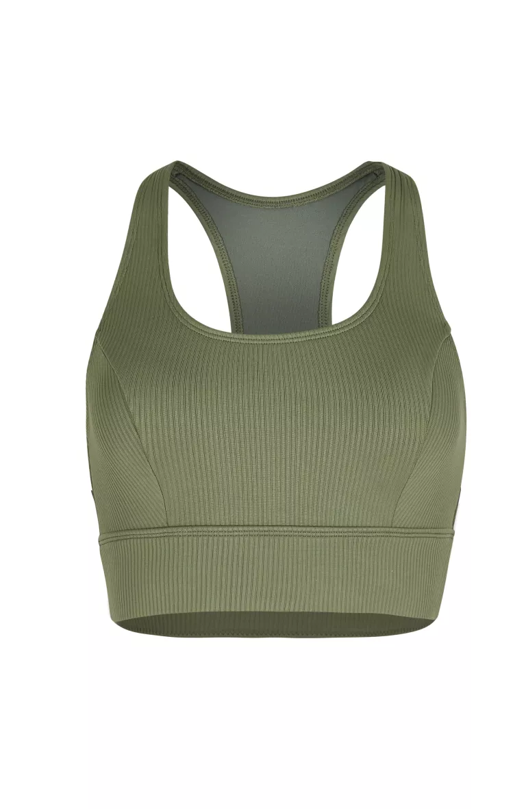Dámsky športový rebrovaný top